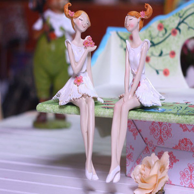 婚庆树脂天使摆件天使仙子 客厅结婚娃娃装饰品 生日礼物家居饰品