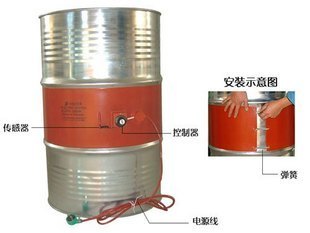 包邮200L硅橡胶油桶加热带 油桶铁桶液化气瓶解冻硅胶电保温板