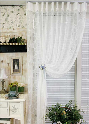 【KOREA HOUSE】在韩国定做*白色古色古香门帘窗纱*MH033*NEW
