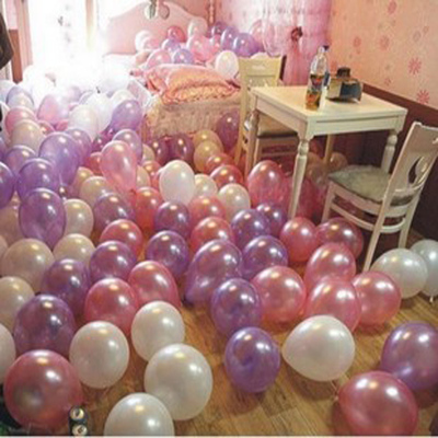 婚庆用品气球批发100个婚房场景布置婚礼装饰加厚珠光拱门气球