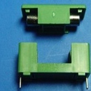 PTF-77控制板保险丝座 PCB板安装式电流支架，5X20绿色熔断器管座