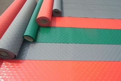 特价加厚PVC防滑垫塑料橡胶胶皮 耐磨铜钱垫裁剪地胶卷材地毯批发