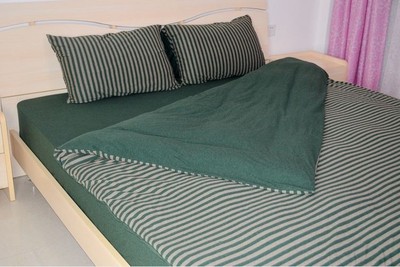 无印批发新疆天竺棉针织四件套床笠单床上用品定良品做圆床罩