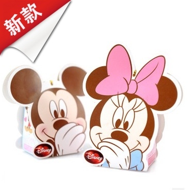 迪士尼正版米奇米妮彩盒喜糖盒子 可装6粒迪士尼纯脂巧克力喜糖