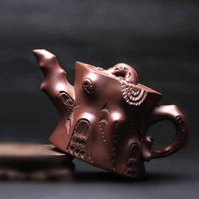 【艺品轩】宜兴正品紫砂壶 纯手工个性梅桩壶 创意个性茶壶大容量