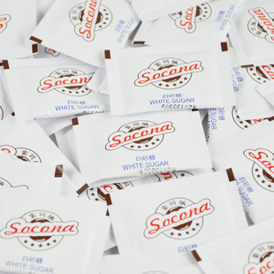 正品 Socona白砂糖包 咖啡必备伴侣 优质白糖包Sugar糖条 50小包