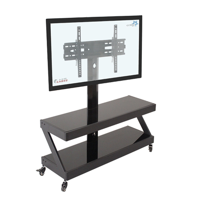 通用32-60寸电视柜 液晶电视落地支架可移动电视机立式壁架摆放柜