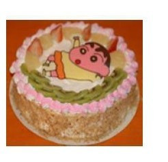 蜡笔小新蛋糕☆2磅水果蛋糕东莞蛋糕店水果蛋糕樟木头蛋糕实体店
