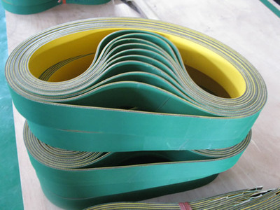 厂家直销 尼龙 片基带 2mm厚 黄绿 高速平带 工业平皮带 传动带