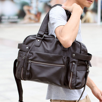 包包韩版男包旅行包休闲包单肩包斜挎包横款潮包手提包时尚男士包