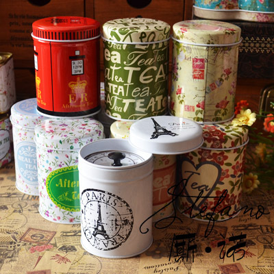 8个包邮随身携带双层密封罐 迷你小号便携旅行茶叶罐铁盒小茶叶盒