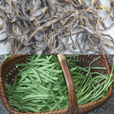 农家福四季豆干 昌化农产品 农家有机扁豆蔬菜 刀豆干 豆角干货