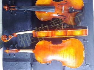 高档虎纹枫木小提琴YY-P2/独板拼板花纹/ 演奏级手工高档全套