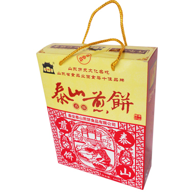 山东泰山泰山特产 香酥煎饼礼盒 手工杂粮香酥煎饼 6口味540g包邮