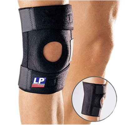 LP733护膝篮球羽毛球登山护膝户外运动护具专业半月板弹簧护膝