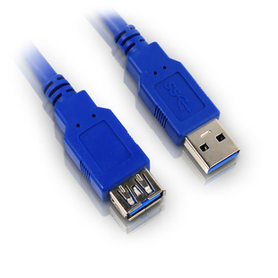 绍茂芝 USB3.0 AM对AF延长线USB 3.0公对母转接连接数据线1.5米