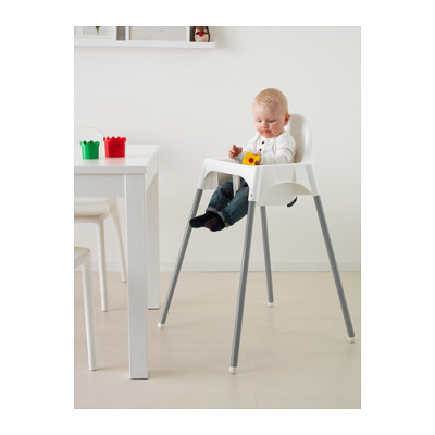 宜家IKEA专业代购_安迪洛 高脚椅子，带安全带 儿童餐椅
