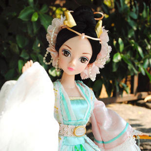 可儿9059中国古装娃娃收藏版关节体龙女古典民族服饰女孩暑假礼物