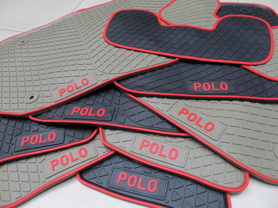 大众新波罗POLO专车专用橡胶脚垫 汽车地垫 汽车用品
