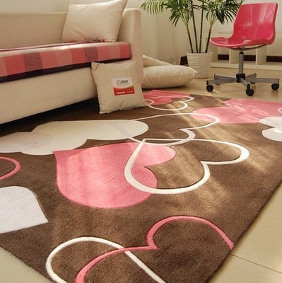 圣名菲 加厚腈纶剪花地毯 客厅卧室沙发地毯 可定制