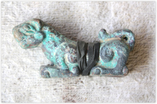 刘家园青铜器古代兵符纯青铜虎符