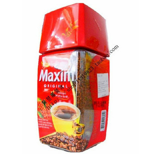 韩国咖啡原装进口韩国maxim麦馨咖啡速溶原味咖啡瓶装 175g