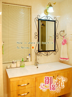 铁艺实拍上墙壁挂浴室镜化妆梳妆镜试衣镜精美正品特卖特价包邮