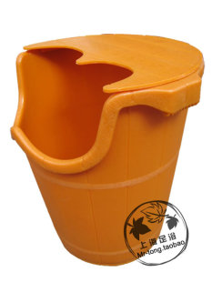 求摔桶泡脚桶塑料加高加厚水位牛津料泡脚塑料桶 足桶水桶洗衣桶