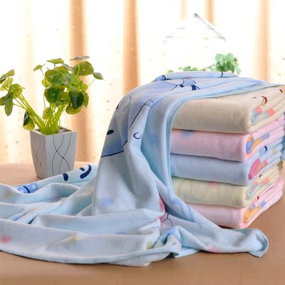 温家乐方形浴巾 儿童包被童被童毯 超细纤维加厚方形浴巾儿童浴巾
