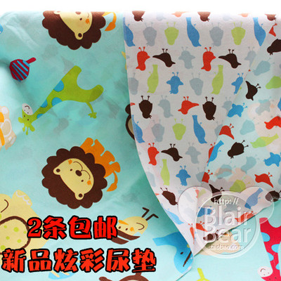 2折！春夏动物园婴儿隔尿垫巾 新生儿法兰绒隔尿垫 婴儿用品