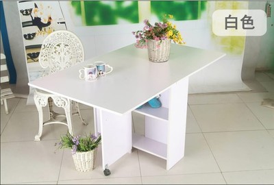 餐桌多功能可折叠餐桌小户型简约现代伸缩餐桌长方形饭桌特价
