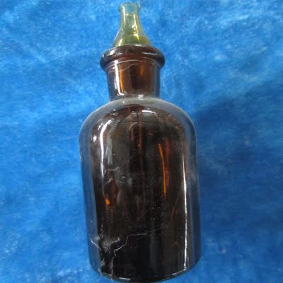 优质滴瓶 茶色125ml 棕色滴瓶 化学实验 DIY 玻璃仪器 教学仪器