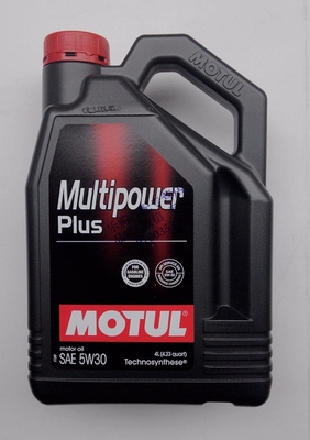 摩特MOTUL 半合成机油 5W30 Multipower Plus 4L MPP 红魔行货