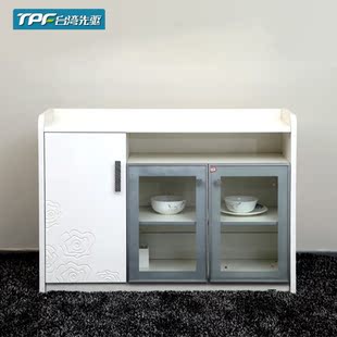 【包安装】台湾先驱家私餐边柜现代简约备餐柜烤漆碗柜餐边桌家具