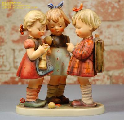德国喜姆娃娃Hummel&Goeble 超大号 学校女生（高度19厘米）