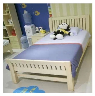 特价 松木床 实木家具 松木儿童床 单人床 实木床1.2 1.5米 1.8米