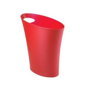 umbra窈窕窄桶创意时尚欧式垃圾桶 圆形垃圾桶厨房卫生间垃圾桶