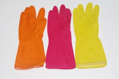 满9.9包邮牛筋橡胶乳胶加厚防水家务洗碗洗衣服家用工业塑胶手套