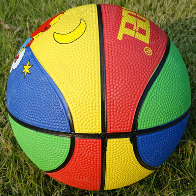 小学生室内室外通用4号篮球 3号耐磨橡胶幼儿园专用小球拍拍皮球