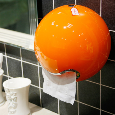 新品Spirella卫浴配件环保型美观简约贴墙式样球形纸巾筒