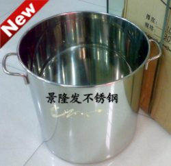 无磁 不锈钢汤桶 不锈钢桶 不锈钢汤锅 不锈钢水桶 双耳汤桶