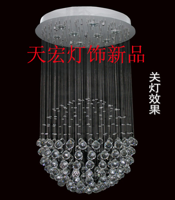现代中式吊线灯饰,客厅,卧室水晶灯饰,带LED灯杯，GU10灯头