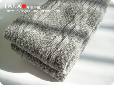 日系早春棉针织麻花竖条纹超长黑白灰色显瘦高筒过膝袜套堆堆袜子