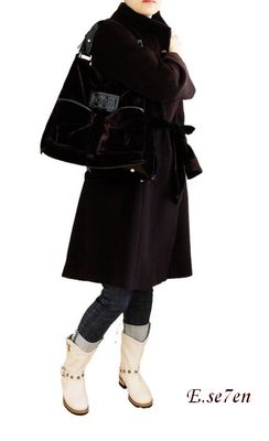 高贵典雅深棕色95%羊毛5%羊绒日本品牌大衣