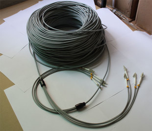 DVI专用 多模铠装4四芯/六芯LC-LC/SC/ST 50米100米200米光纤跳线