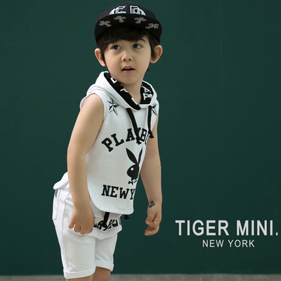 现货 韩国童装代购 男童正品进口夏装 TG宝宝个性运动装套装