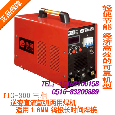 正品颐顿电焊机TIG-300二用三相逆变直流手工氩弧焊机不锈钢焊机