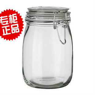 特价促销进口波米欧利卡口玻璃密封储蓄罐奶粉罐茶叶罐收纳罐