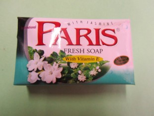 泰国原装进口正品 经典PARIS茉莉花香皂 比DG香味更迷人70g5个价