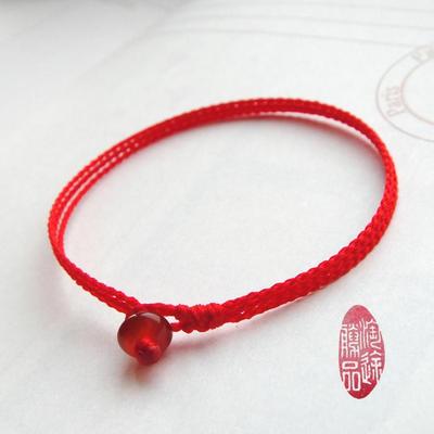 ‖三生石‖王菲手腕上最常见的那根红绳子－最细极限款红绳手链